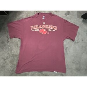 Philadelphia Phillies Tee Double Sided PhillieLEGACY Graphic Vibrant Majestic XL